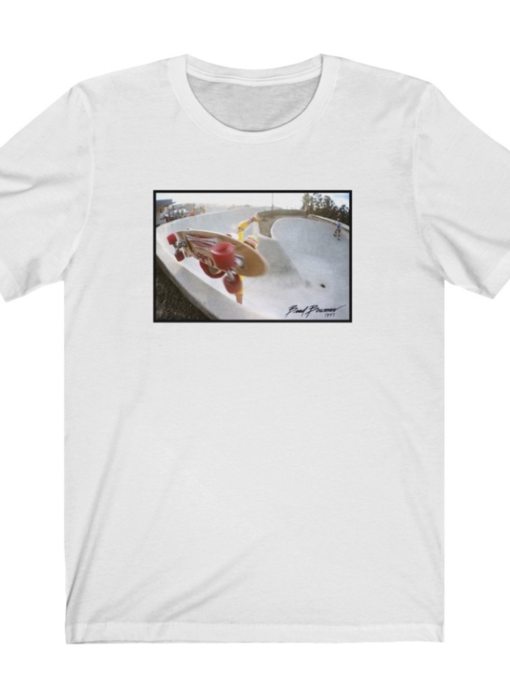 BRAD BOWMAN Skateboard T-shirt ( Santa Cruz skateboard - Thrasher